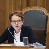 La sortante Eva Herzog (PS) est la grande favorite de l'élection au Conseil des Etats à Bâle-Ville. Le PS détient l'unique siège du canton aux Etats depuis 56 ans (archives).